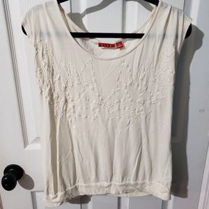 Beaded flowers on the front